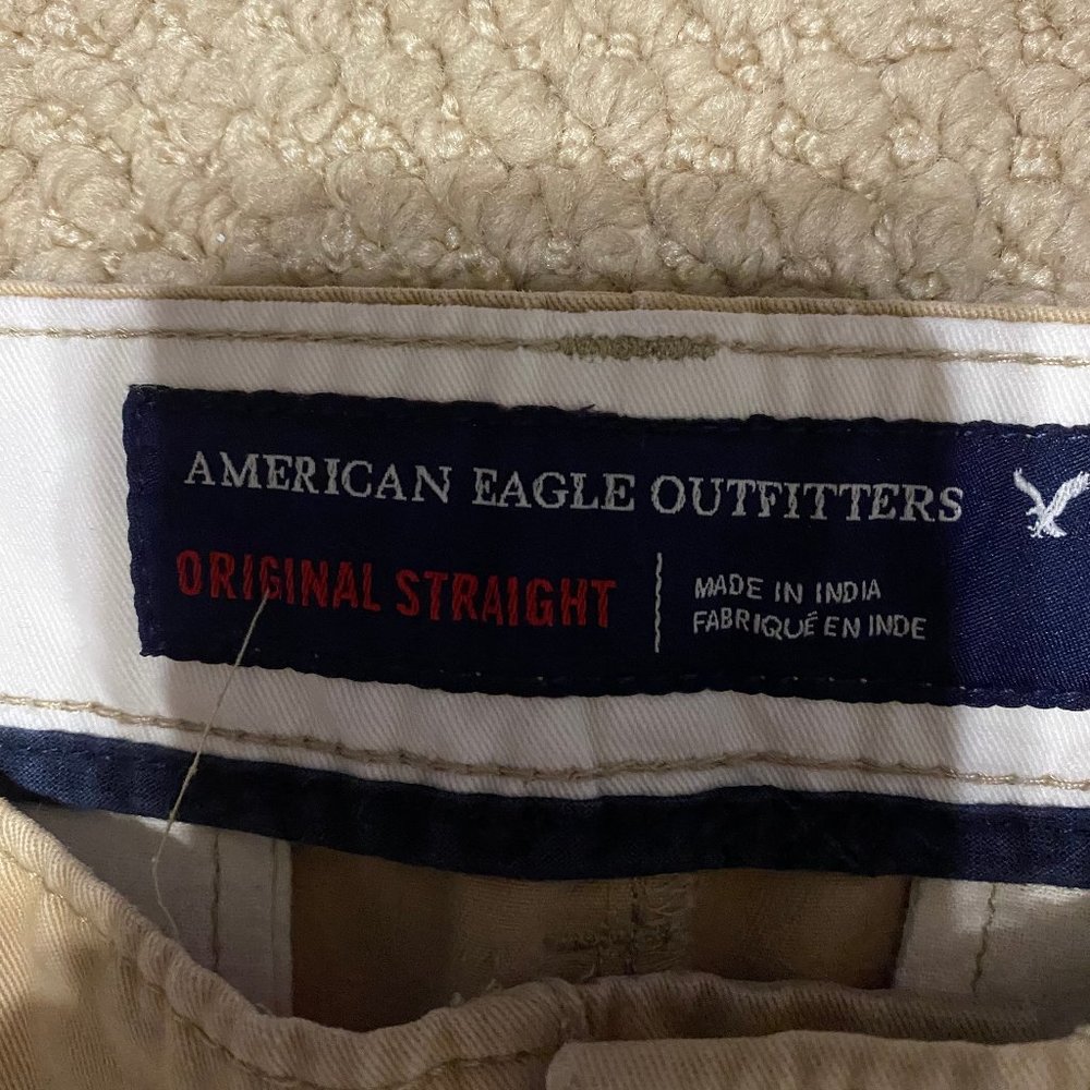 Khaki American Eagle Pants - Picture 3 of 4